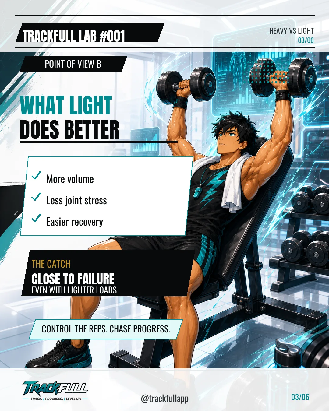Heavy Weights vs Light Weights for Muscle Growth carousel slide 3: Slide 03.