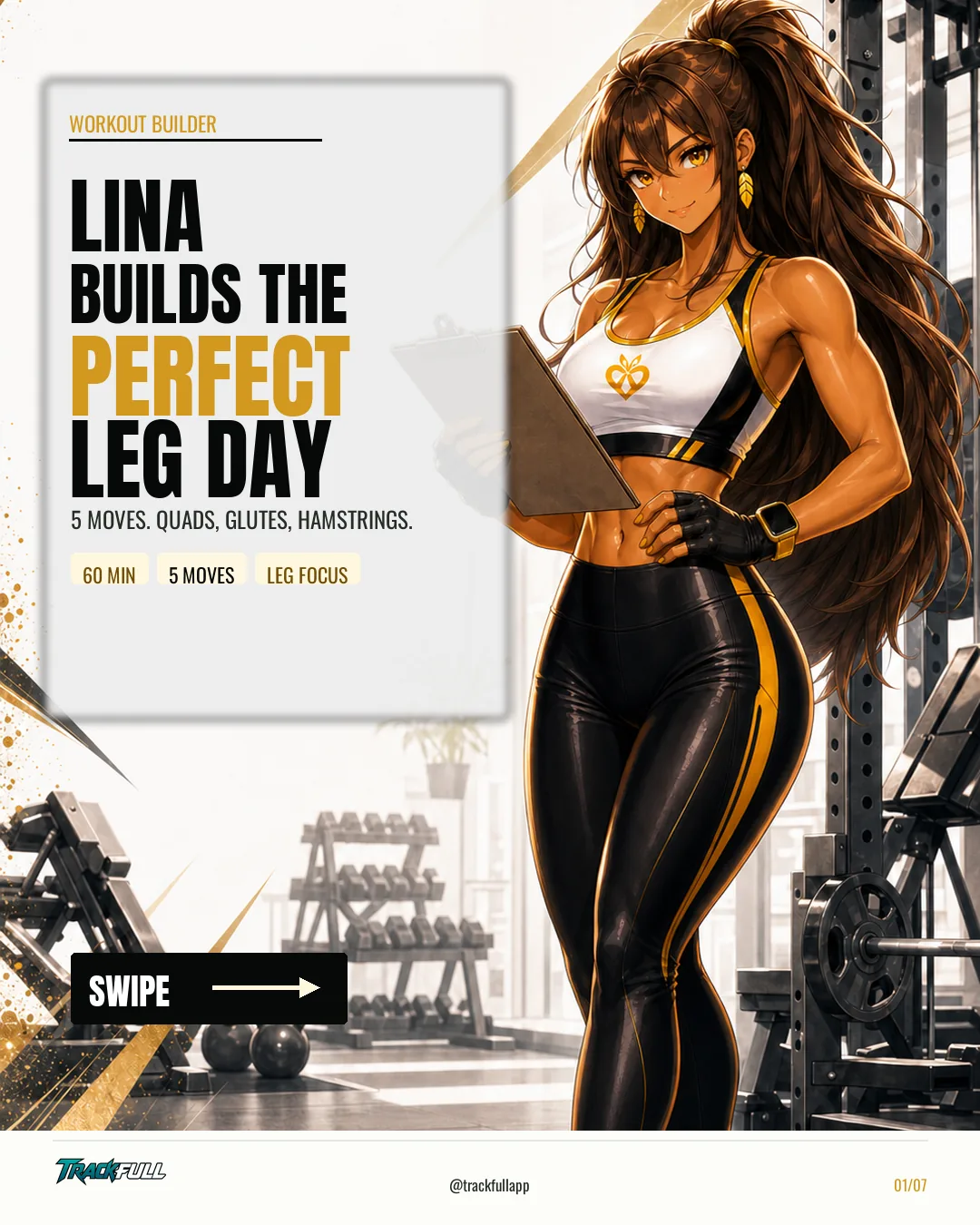 Lina Builds the Perfect Leg Day guide cover
