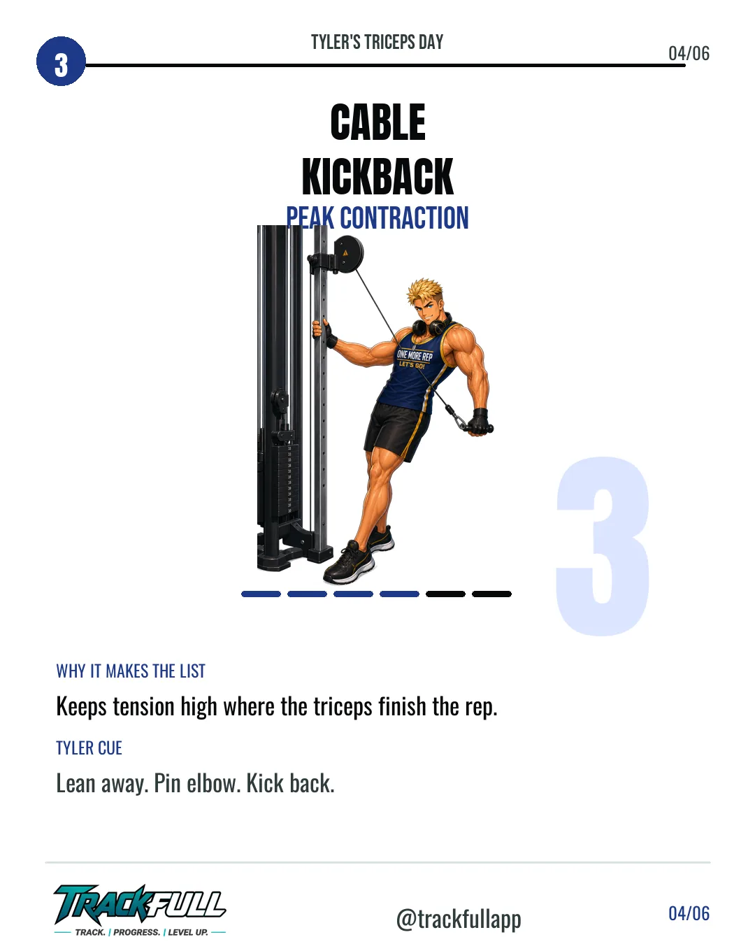Build Bigger Triceps: Tyler’s Top Builders carousel slide 4: Top 3 Cable.
