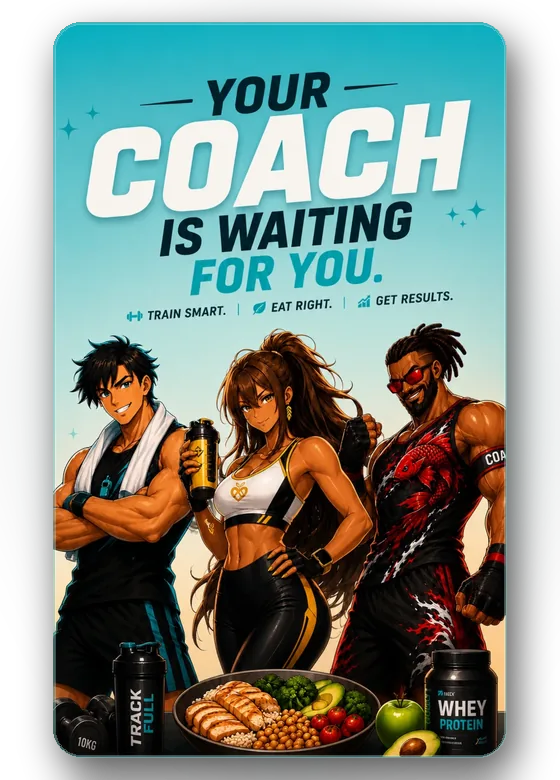 TrackFull coaches waiting with training and nutrition promise